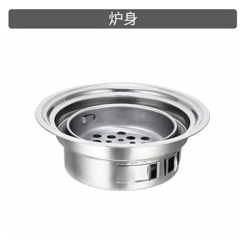 Portable Non-Stick Charcoal BBQ Grill