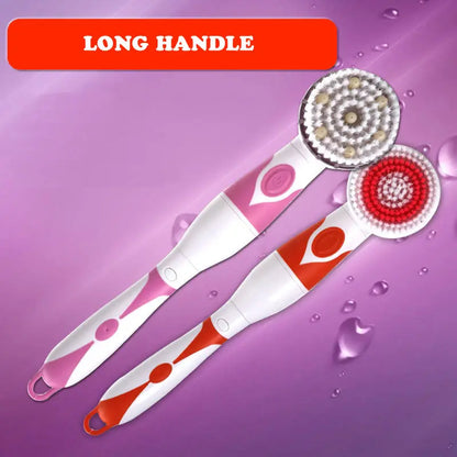 4-in-1 Long Handle Electric Bath Brush