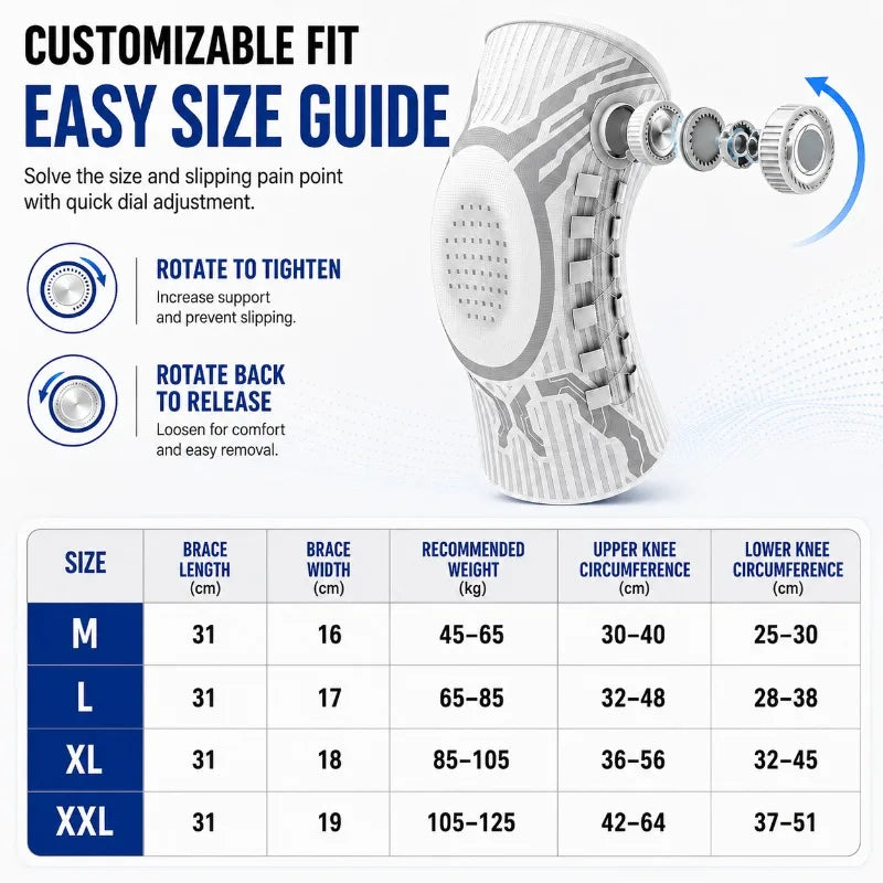 Smart Knob Knee Support Brace