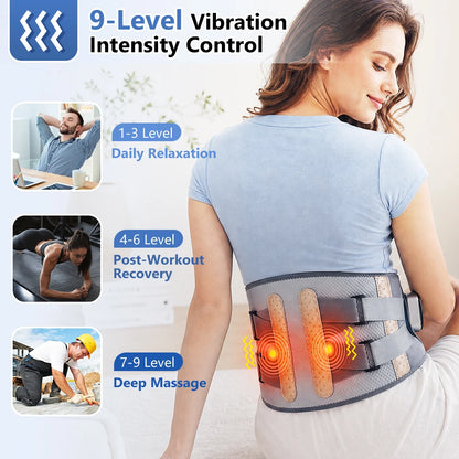 EMS Heated Waist Massage Belt