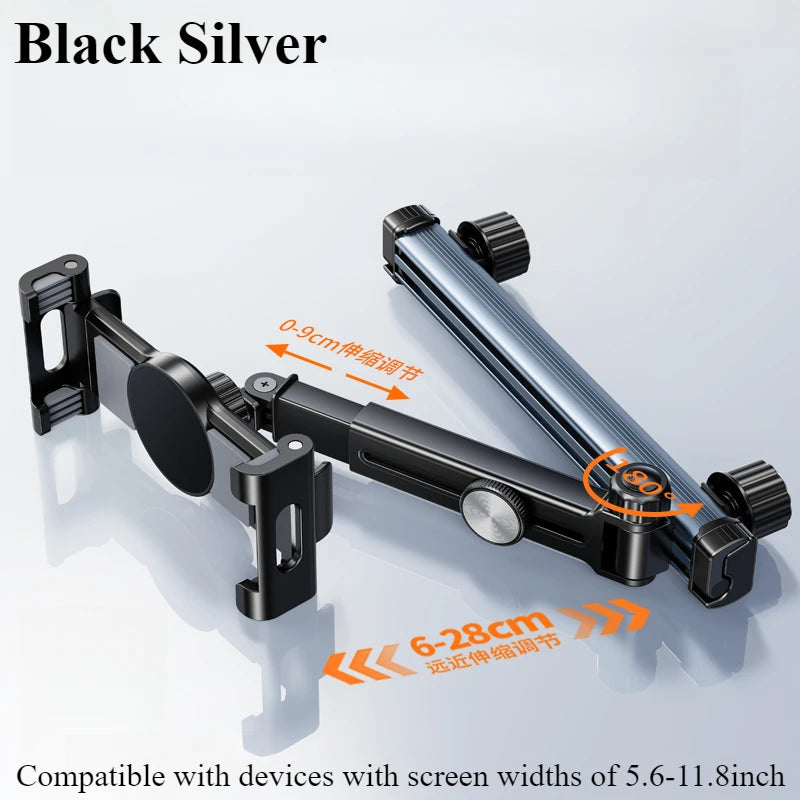 360° Rotating Car Headrest Tablet Mount