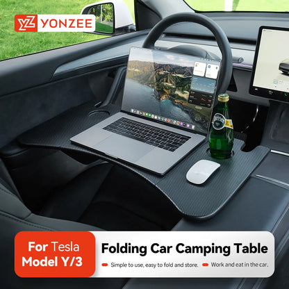 Tesla Steering Wheel Laptop Tray Desk
