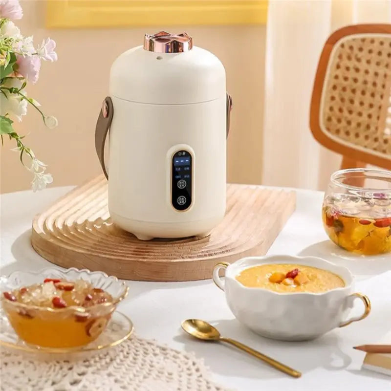 ABKB Mini Rice Cooker Portable Travel Electric Kettle Small Household Hot Pot Cooking Function For Noodles Soup Boiling Water