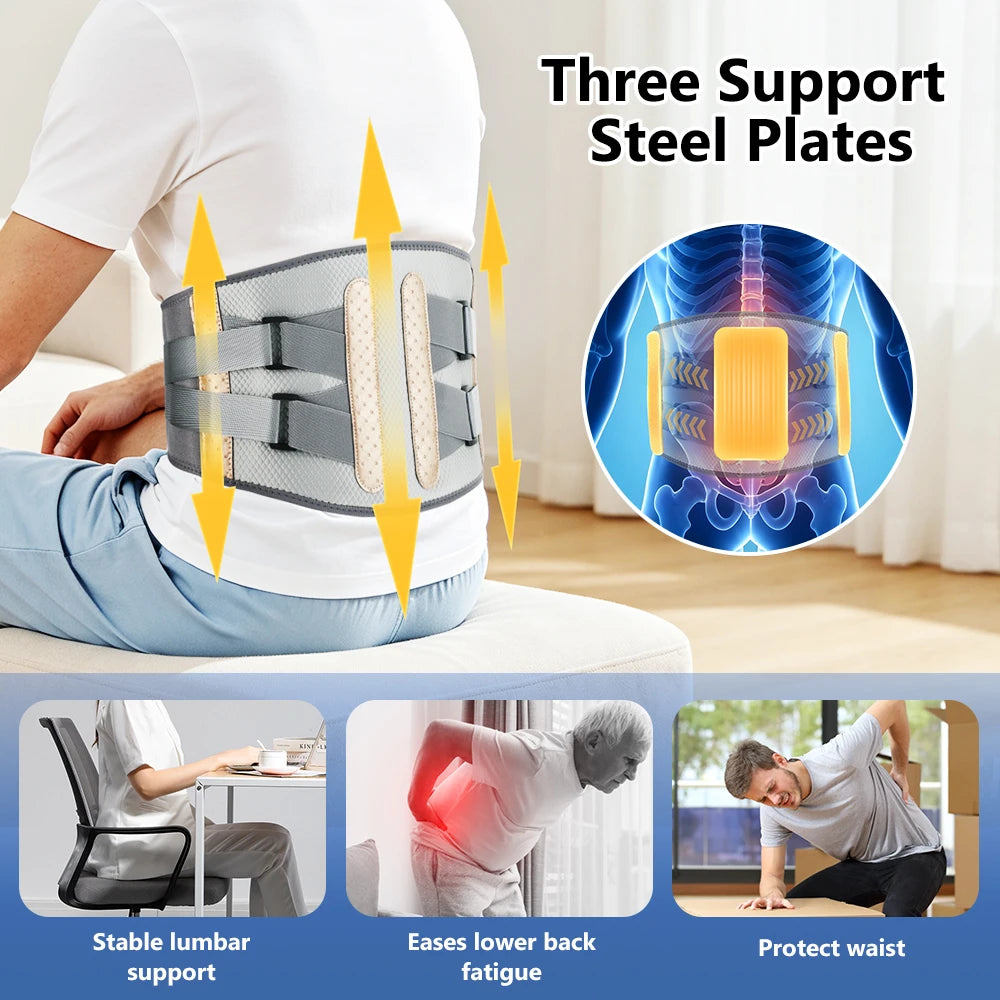 EMS Heated Waist Massage Belt
