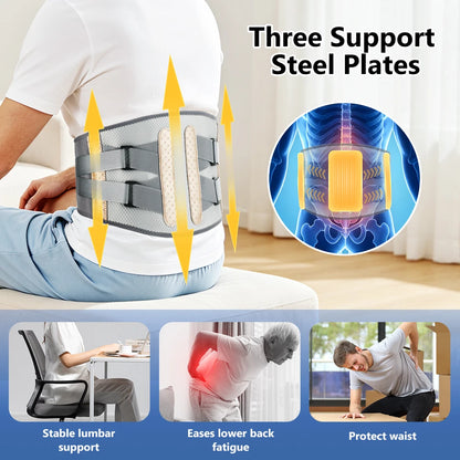 EMS Heated Waist Massage Belt