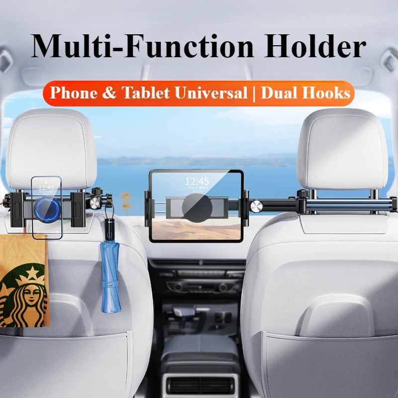 360° Rotating Car Headrest Tablet Mount