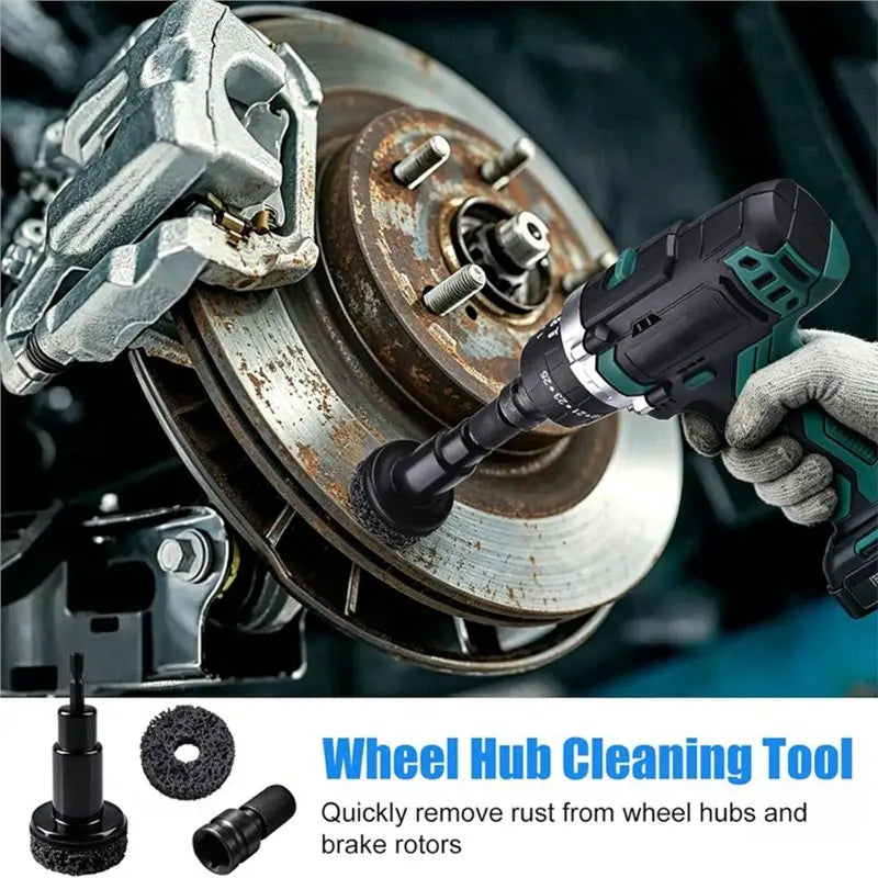 12-Piece Wire Wheel Hub Cleaning Kit
