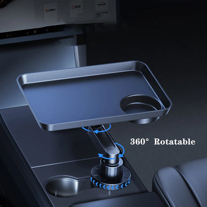 Swivel Car Cup Holder Tray Table