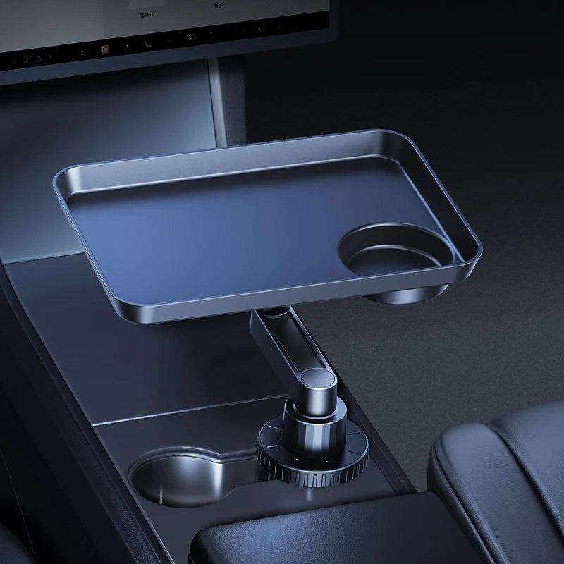 Swivel Car Cup Holder Tray Table