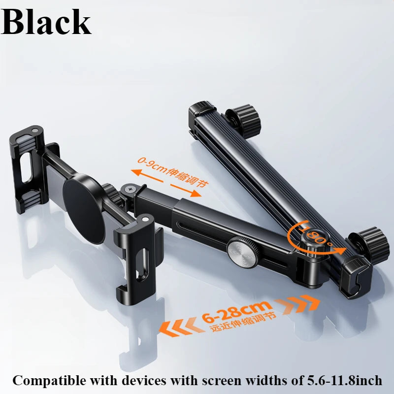360° Rotating Car Headrest Tablet Mount