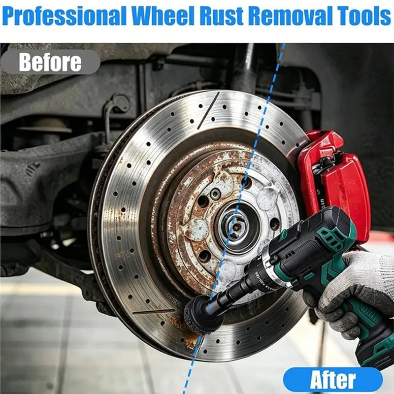 12-Piece Wire Wheel Hub Cleaning Kit