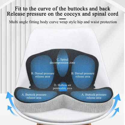 Memory Foam Lumbar Support Cushion