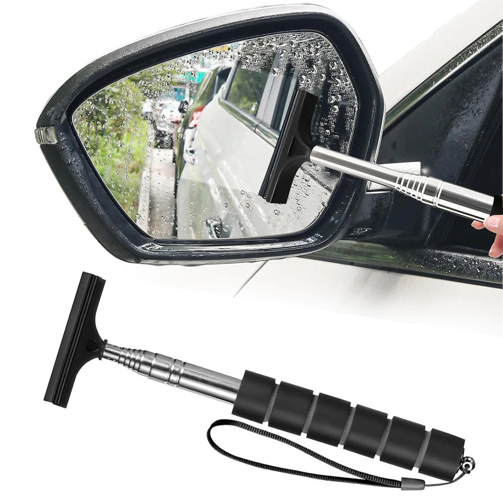 Retractable Car Mirror Wiper