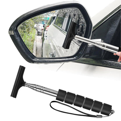 Retractable Car Mirror Wiper