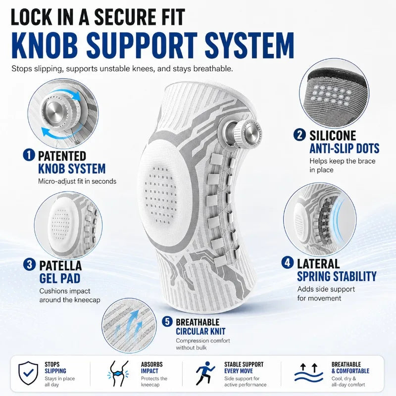 Smart Knob Knee Support Brace