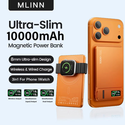 10000mAh Magnetic Wireless Power Bank