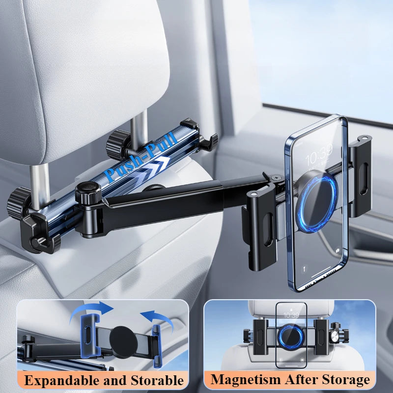 360° Rotating Car Headrest Tablet Mount