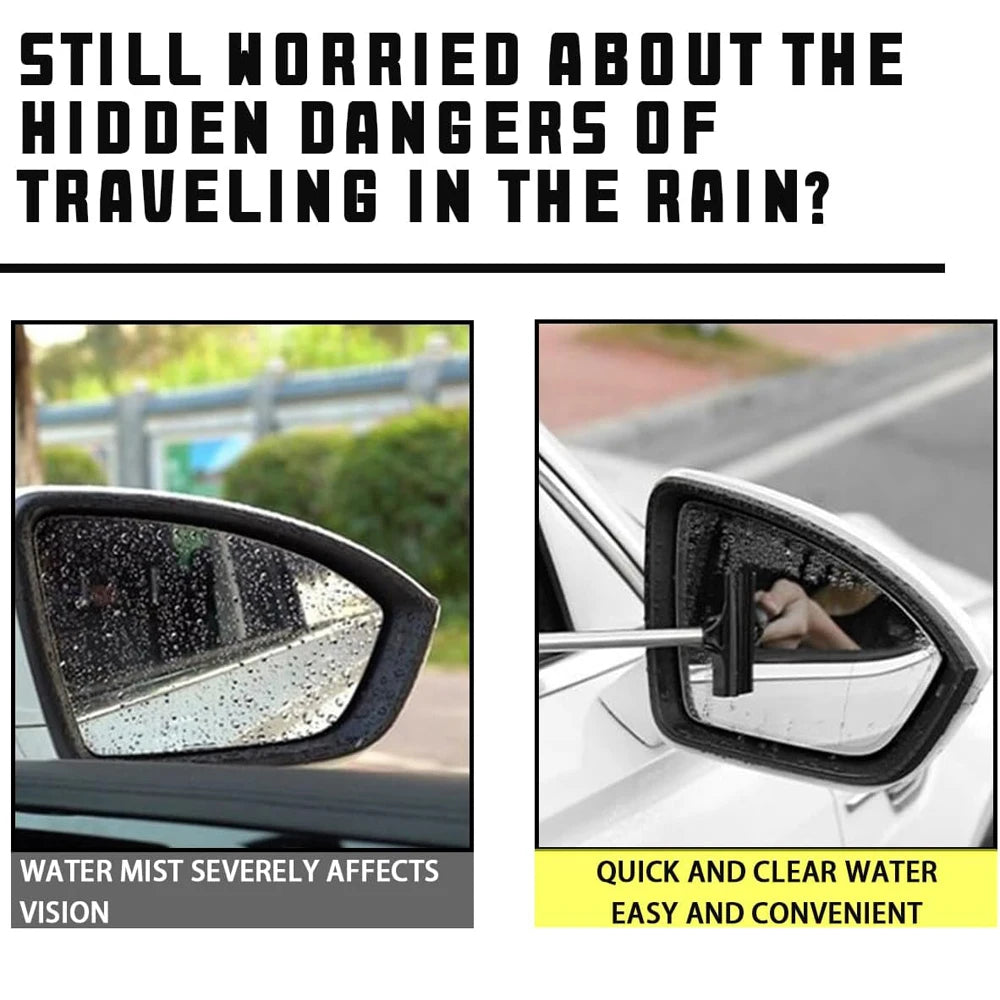 Retractable Car Mirror Wiper