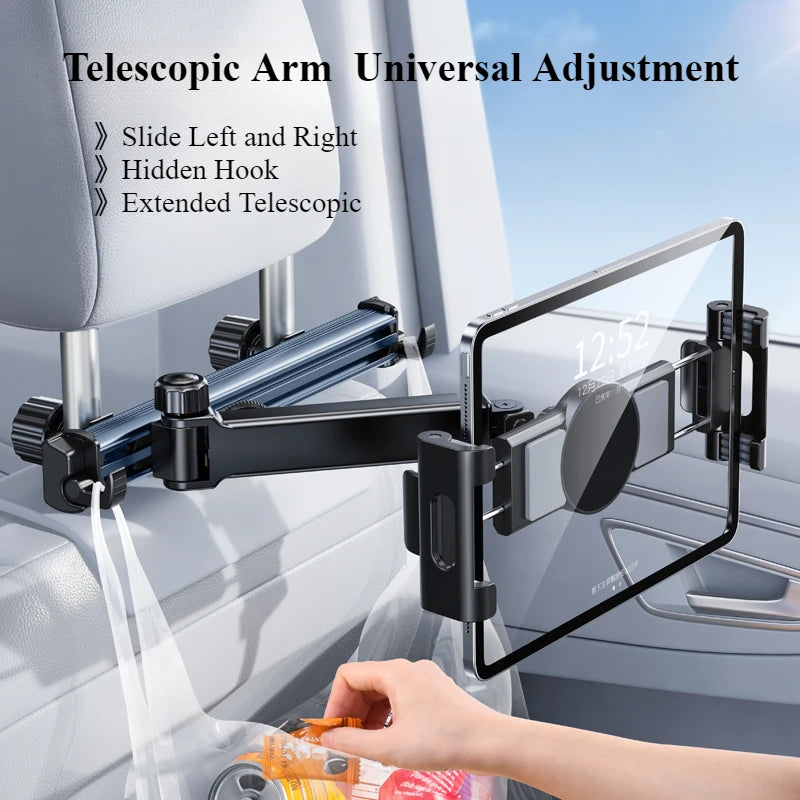 360° Rotating Car Headrest Tablet Mount