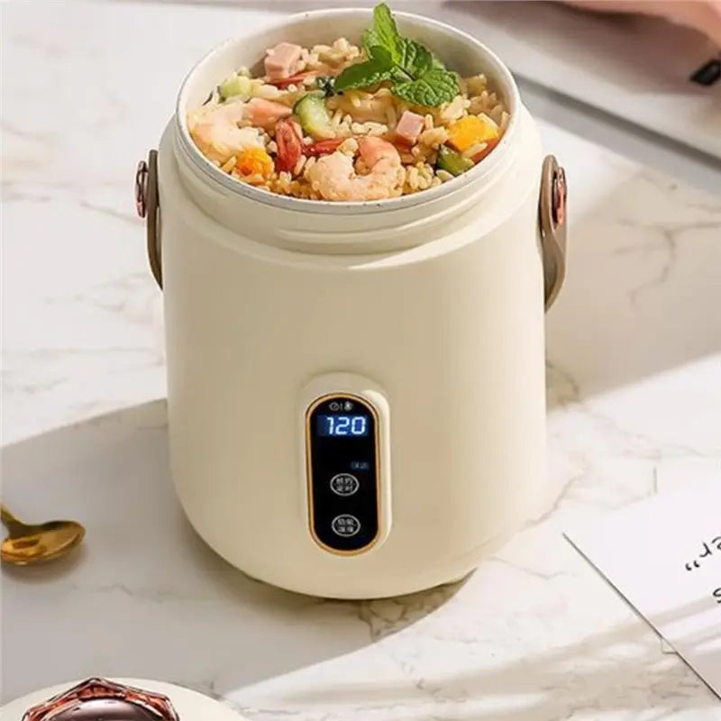 ABKB Mini Rice Cooker Portable Travel Electric Kettle Small Household Hot Pot Cooking Function For Noodles Soup Boiling Water