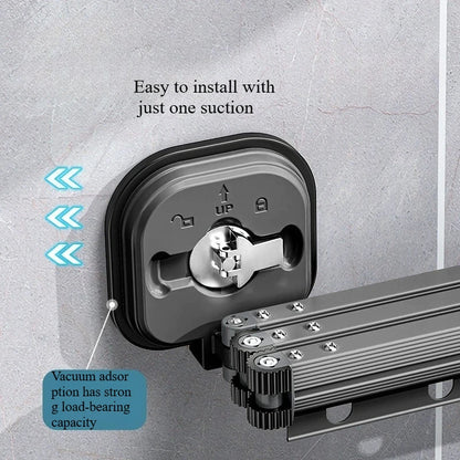 Retractable Wall-Mount Drying Rack